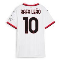 AC Milan Rafael Leao #10 Fußballbekleidung Auswärtstrikot Damen 2024-25 Kurzarm